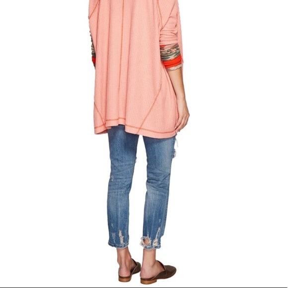 Free People Lovin Leopard Pink Thermal - Picture 5 of 8